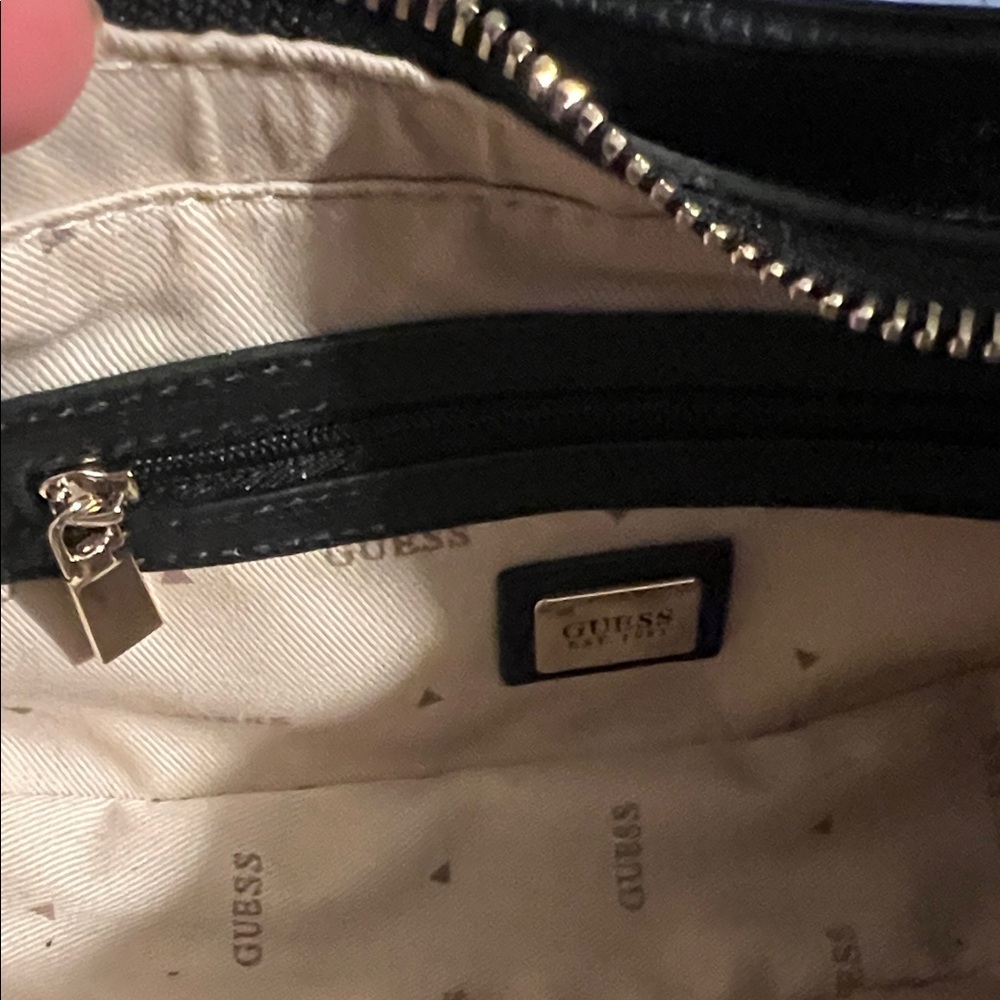 GUESS Black Shoulder Bag with Gold Accents. Brand New! - Picture 4 of 10